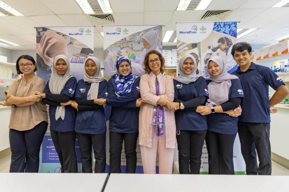 Ismahane at WorldFish