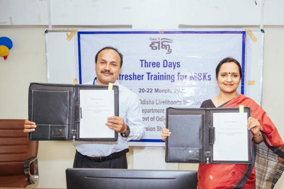 Mission Shakti Odisha collaboration.