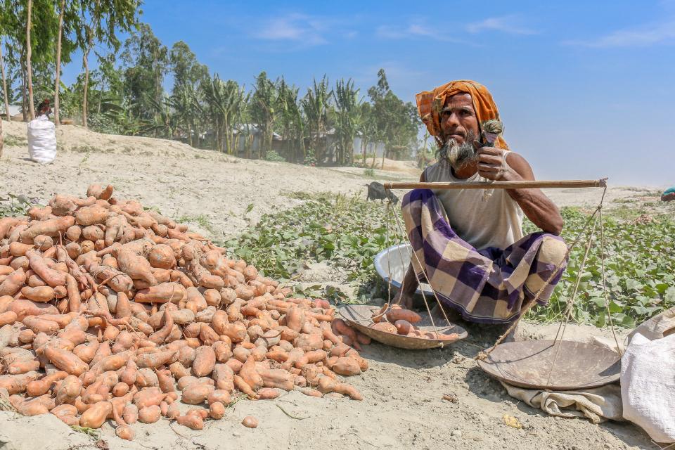 A farmer in Bangladesh