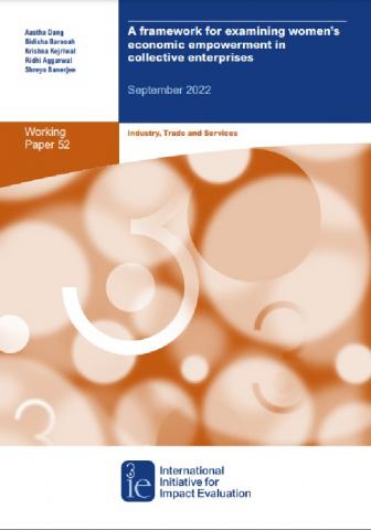 Examining women’s economic empowerment in collective enterprises in India