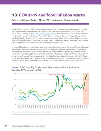 COVID-19 and food inflation scares