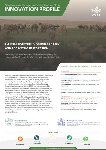 Flexible Livestock Grazing for Soil and Ecosystem Restoration