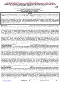 Correlation studies for yield attributing traits in pigeonpea (cajanus cajan (l.) Millsp.)
