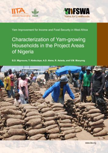 Characterization of yam-growing households in the project areas of Nigeria
