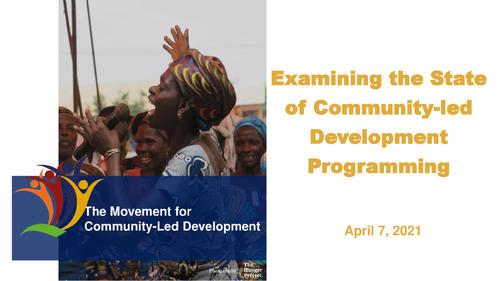 Examining the State of Community-led Development Programming