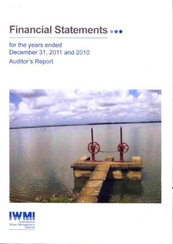 IWMI Financial Statements for the year ended December 31, 2011 and 2010 - Auditor’s Report