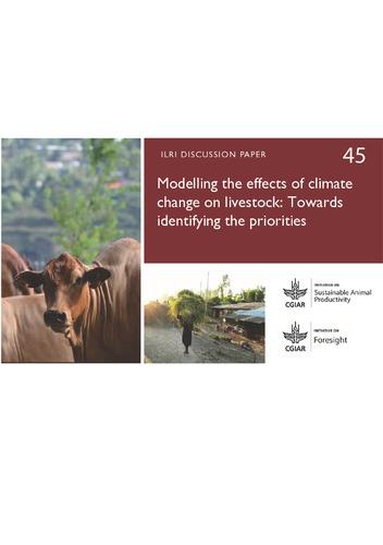 Modelling the effects of climate change on livestock: Towards Identifying the priorities