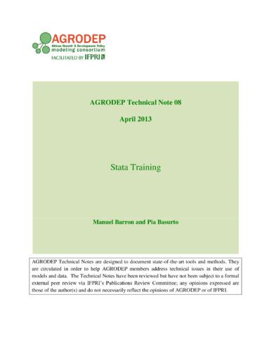 Stata Training