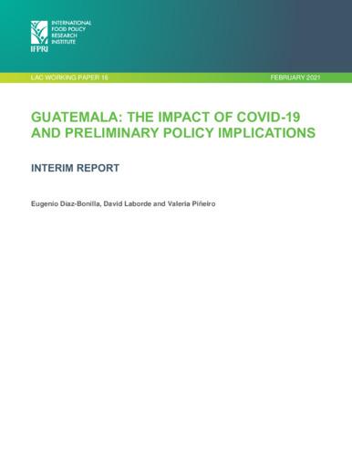 Guatemala: The impact of COVID-19 and preliminary implications: Interim report