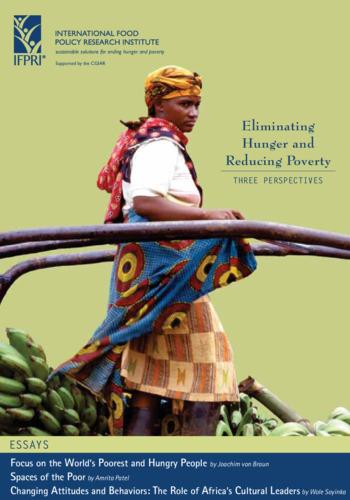 Eliminating hunger and reducing poverty- Three perspectives: IFPRI 2006-2007 Annual Report Essay