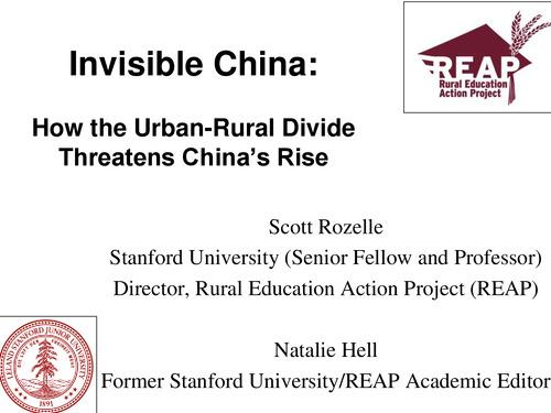 Scott Rozelle, "Invisible China: How the Urban-Rural Divide Threatens China's Rise"