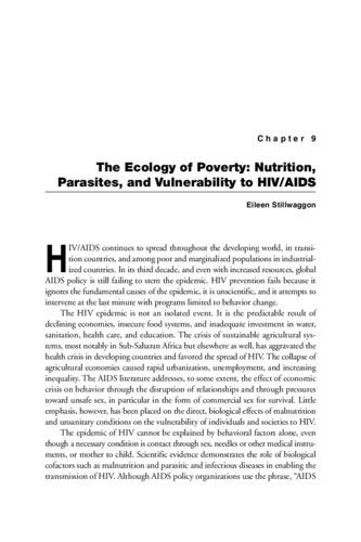The Ecology of Poverty: Nutrition, Parasites, and Vulnerability to HIV/AIDS