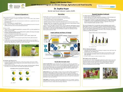 Gender research in the CGIAR Research Program on Climate Change, Agriculture and Food Security