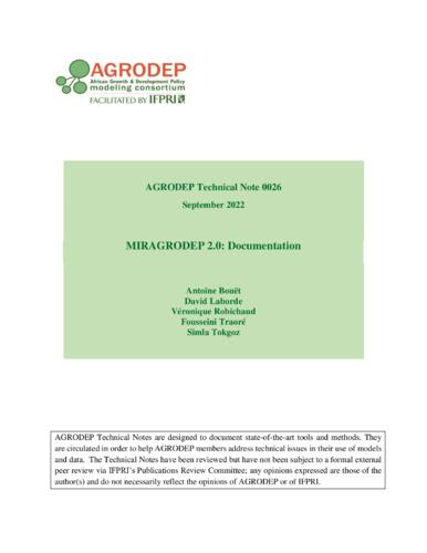 MIRAGRODEP 2.0: Documentation