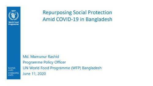 Repurposing Social Protection Amid COVID-19 in Bangladesh