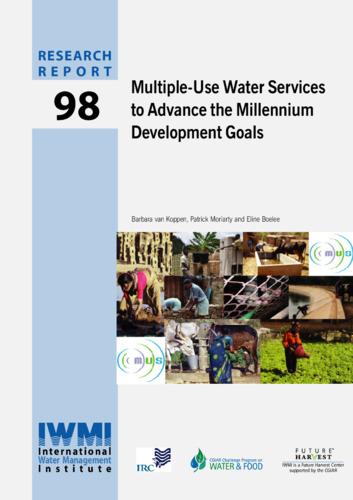 Multiple-use water services to advance the millennium development goals