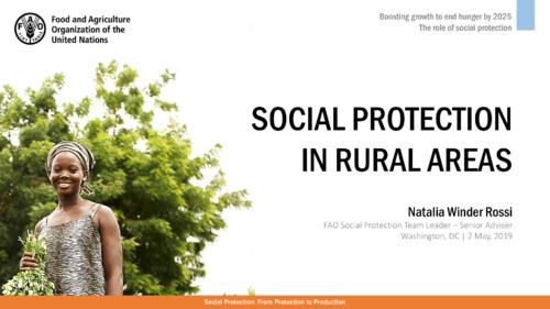Social Protection in Rural Areas