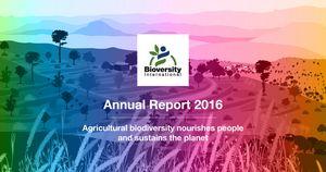Bioversity International Annual Report 2016