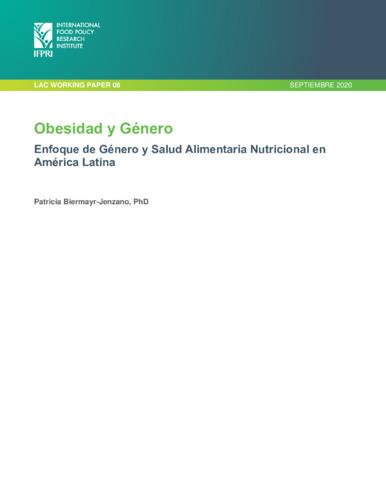 Obesidad y género: Enfoque de género y salud alimentaria nutricional en América Latina