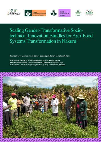 Scaling gender-transformative socio-technical innovation bundles for agri-food systems transformation in Nakuru