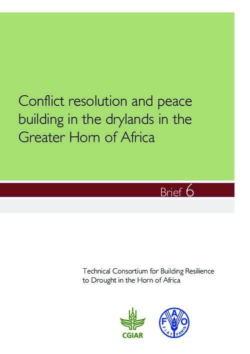 Conflict resolution and peace building in the drylands in the Greater Horn of Africa