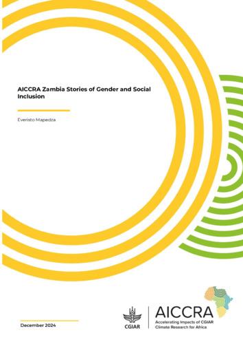 AICCRA Zambia Stories of Gender and Social Inclusion