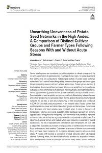 Unearthing Unevenness of Potato Seed Networks in the High Andes: A Comparison of Distinct Cultivar Groups and Farmer Types Following Seasons With and Without Acute Stress