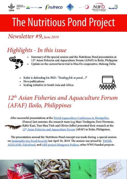 Nutritious Pond Newsletter #9