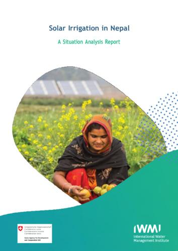 Solar irrigation in Nepal: a situation analysis report