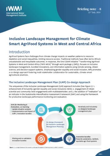 Inclusive landscape management for climate smart agrifood systems in West and Central Africa