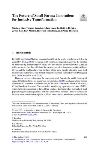 The Future of Small Farms: Innovations for Inclusive Transformation