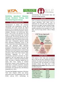 Redefining agricultural education through vocational training: Start Them Early Program in Kenya