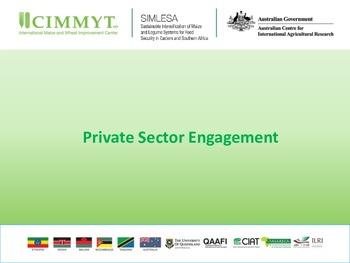 Private sector engagement