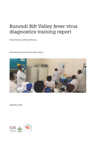 Burundi Rift Valley fever virus diagnostics training report
