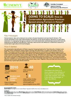 Going to scale: How do Conservation Agriculture practices spread among farmers in Kenya?