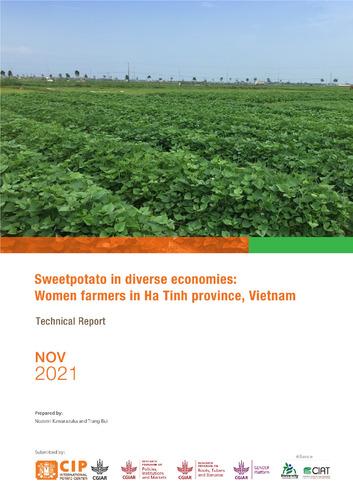 Sweetpotato in diverse economies: Women farmers in Ha Tinh province, Vietnam