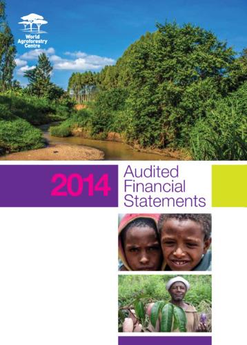 World Agroforestry Centre 2014 Financial Statements