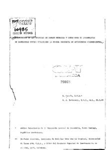 Comparación de las técnicas de sangre desecada y suero para el diagnóstico de babesiosis bovina utilizando la prueba indirecta de anticuerpos fluorescentes