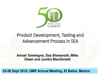 Product development, testing and advancement process in SEA