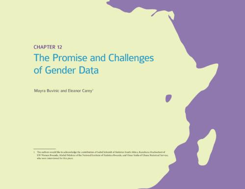 The promise and challenges of gender data