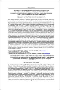 Desarrollo de un método en invernadero usando tubos con suelo para cuantificar diferencias fenotípicas en desarrollo y distribución de raíces en líneas avanzadas de frijol común bajo condiciones de estrés por sequía