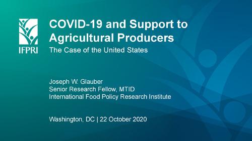 COVID-19 and Support to Agricultural Producers: the Case of the United States
