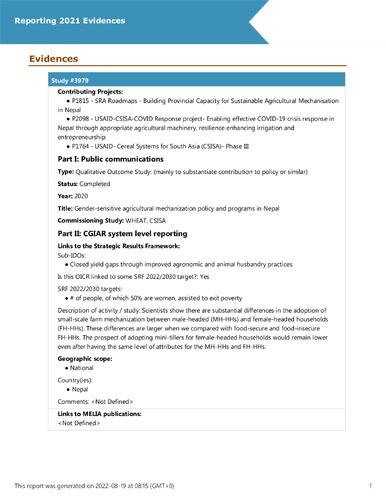 Gender-sensitive agricultural mechanization policy and programs in Nepal