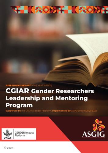 CGIAR Gender Researchers Leadership and Mentoring Program Post-program assessment