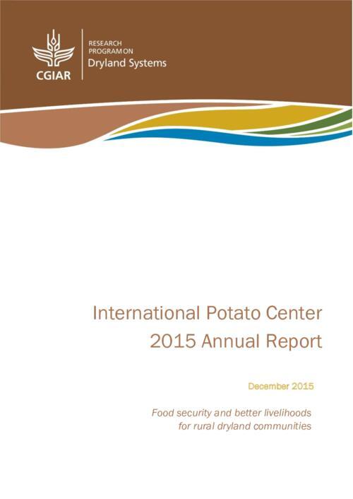 CRP Dryland Systems - CIP - 2015 Technical and Financial Report - Final