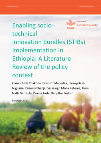 Enabling socio-technical innovation bundles (STIBs) implementation in Ethiopia: a literature review of the policy context