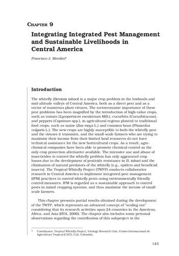 Integrating integrated pest management and sustainable livelihoods in Central America