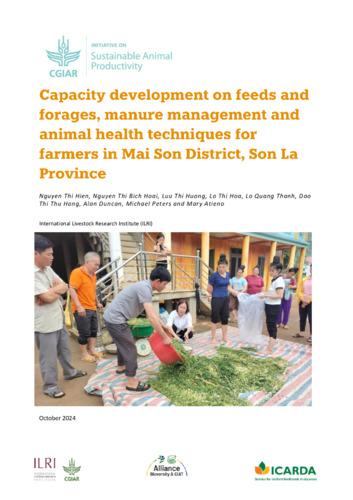 Capacity development on feeds and forages, manure management and animal health techniques for farmers in Mai Son District, Son La Province