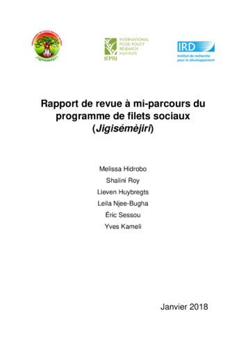 Filets Sociaux (Jigisémèjiri) program midline report