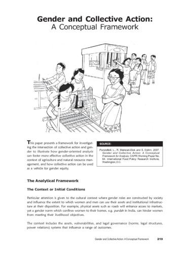 Gender and collective action: A conceptual framework